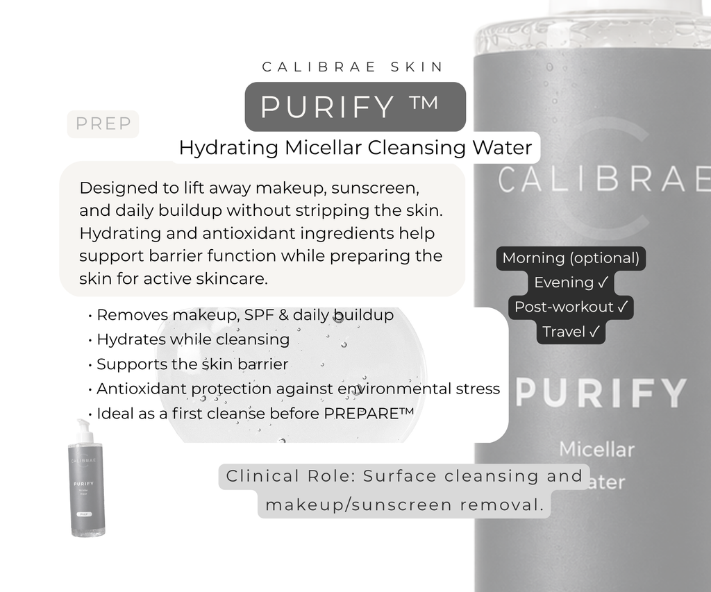 CALIBRAE™ PREP PURIFY – Hydrating Micellar Cleansing Water