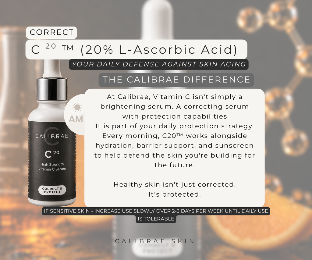CALIBRAE™ CORRECT + PROTECT C20 – High Strength Vitamin C Serum