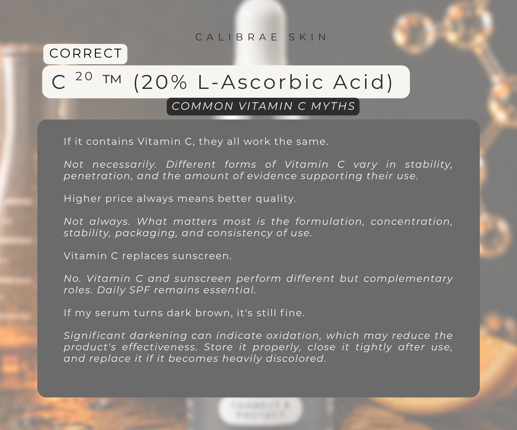 CALIBRAE™ CORRECT + PROTECT C20 – High Strength Vitamin C Serum