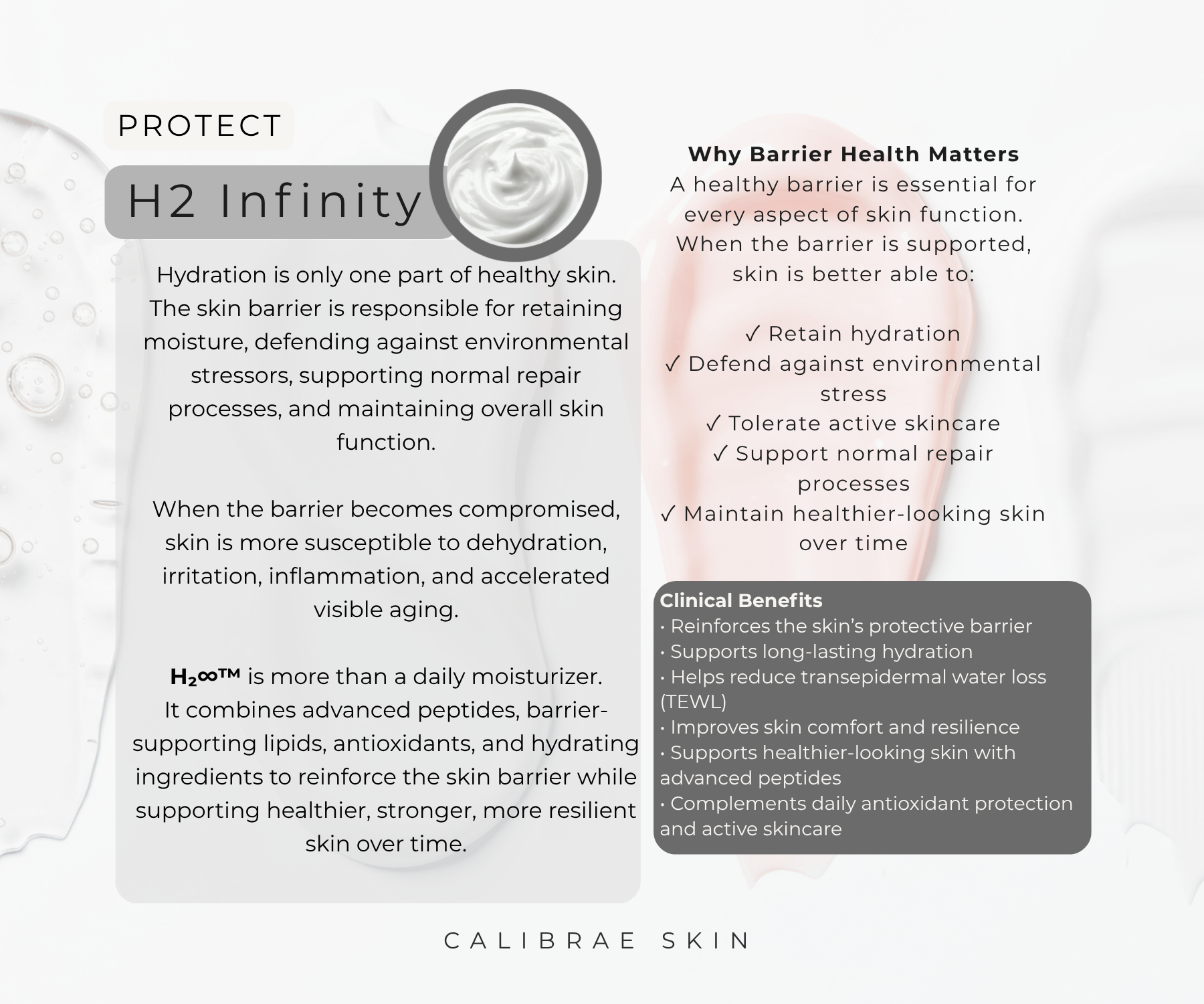 CALIBRAE™ PROTECT & BUILD - H2 INFINITY Barrier Therapy Moisturizer