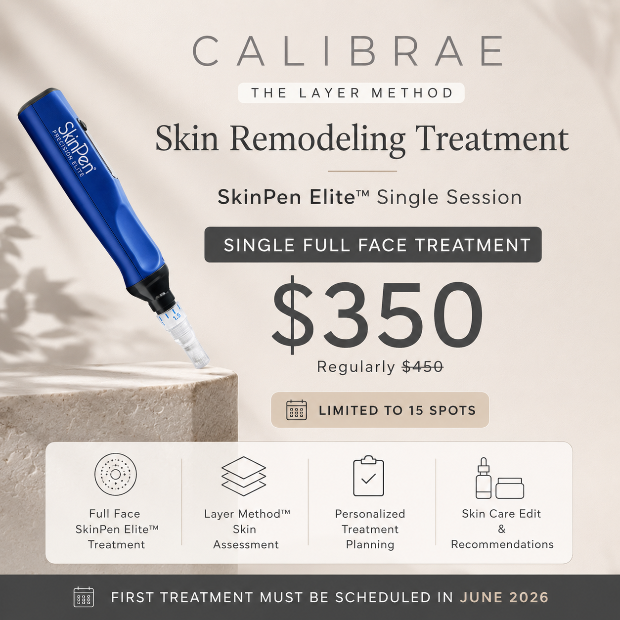CALIBRAE™ Skin Remodeling Treatment | SkinPen Elite™ Single Session