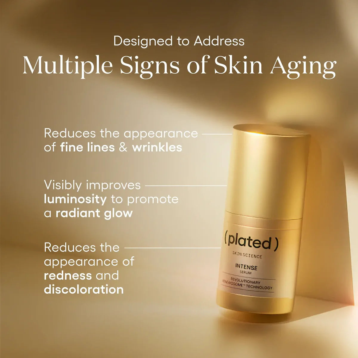CALIBRAE™ BUILD REGENERATIVE FACE – ( plated )™ Intense Serum (15mL)